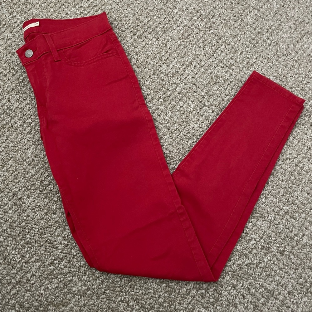 Levi’s Red Skinny Jeans